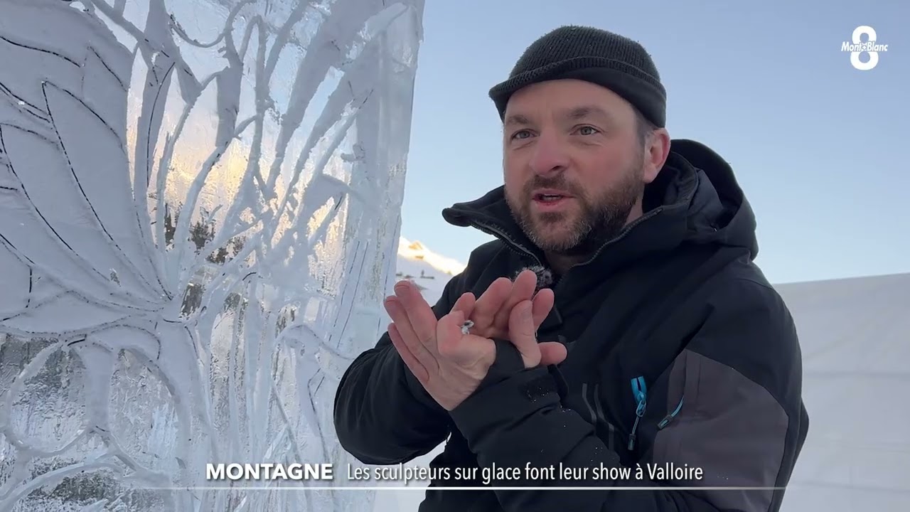 Les sculpteurs sur glace font leur show à Valloire