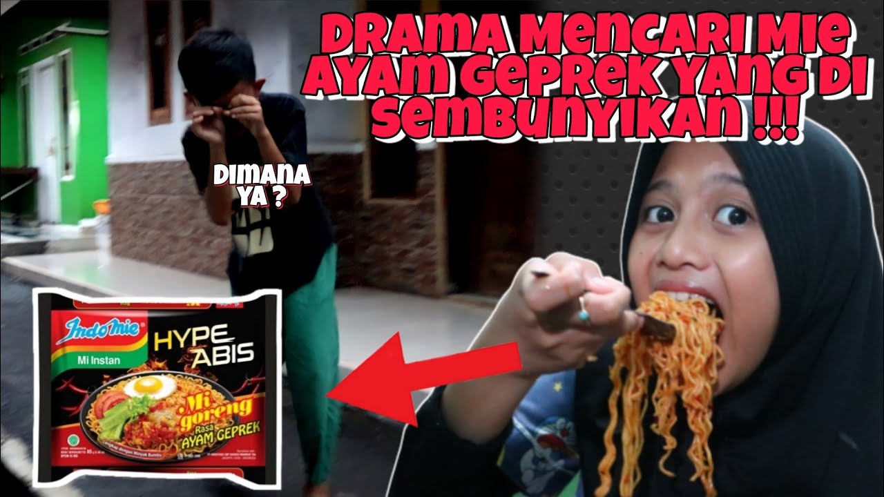 Drama Mencari Mie Ayam Geprek Yang Di Sembunyikan | Rahma Ceria !!!