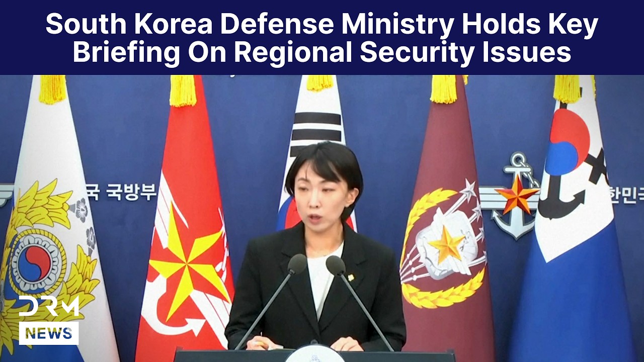 WATCH: South Korea Defense Ministry Holds Key Briefing on Regional Security Issues | AC15