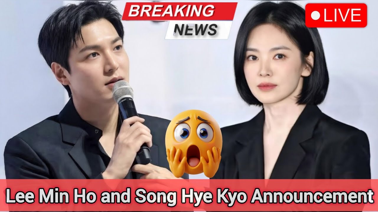 BREAKING NEWS: Lee Min Ho and Song Hye Kyo Drop Shocking Announcement 2 Weeks After Wedding Buzz