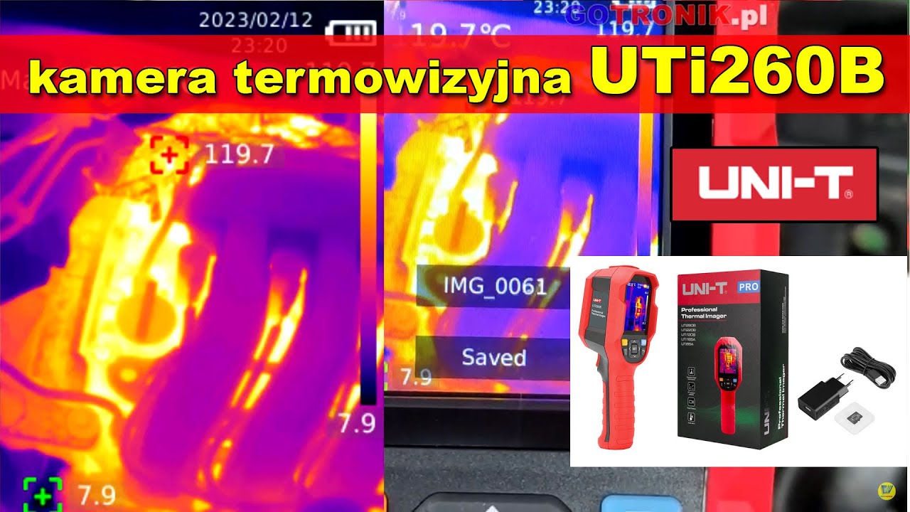 Kamera termowizyjna UTi260B termowizja (znowu😉)