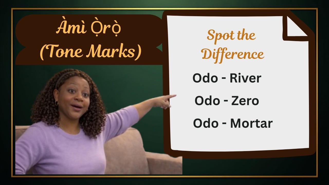 Yoruba Tonal Marks Made Simple!