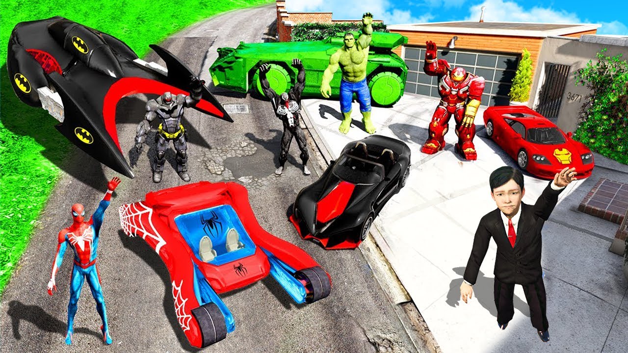 KLEINER BRUDER klaut ALLE SUPERHELDEN AUTOS in GTA 5 RP!