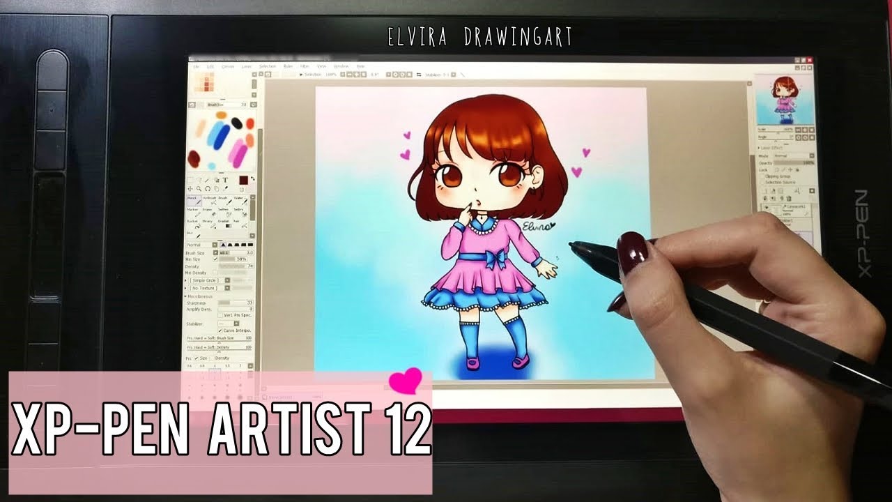 XP-Pen Artist 12 Recensione! + Speed drawing😍