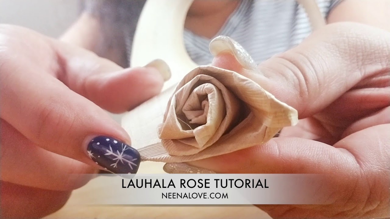 Lauhala Rose Tutorial