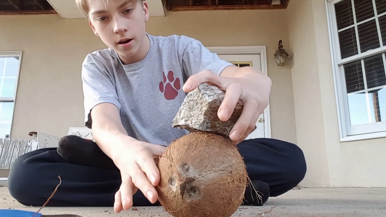 How to open a coconut the right way