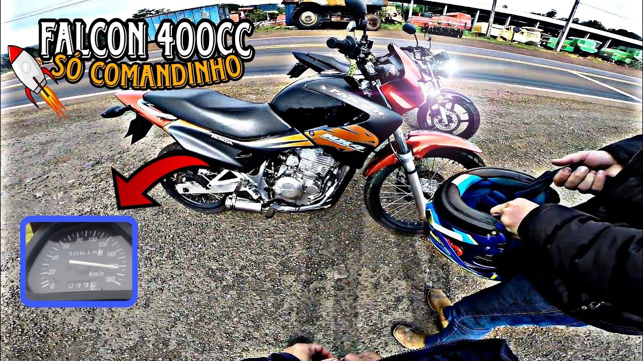FALCON 400 COM COMANDO PREPARADO  TOP SPEED 38CV DE RODA