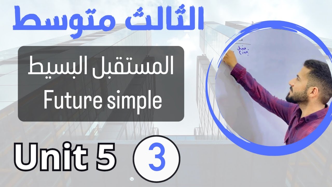 المستقبل البسيط future simple /انكليزي ثالث متوسط /اليونت الخامس /محاضرة 3
