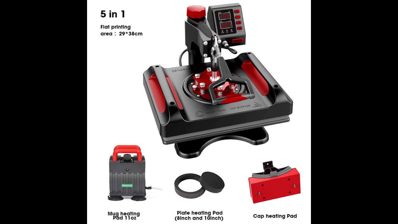 Newest 5 in 1 .6 in 1 .8 in 1 ,10 in 1 ,. 11 in 1 combo heat press machine manufacturer P8001