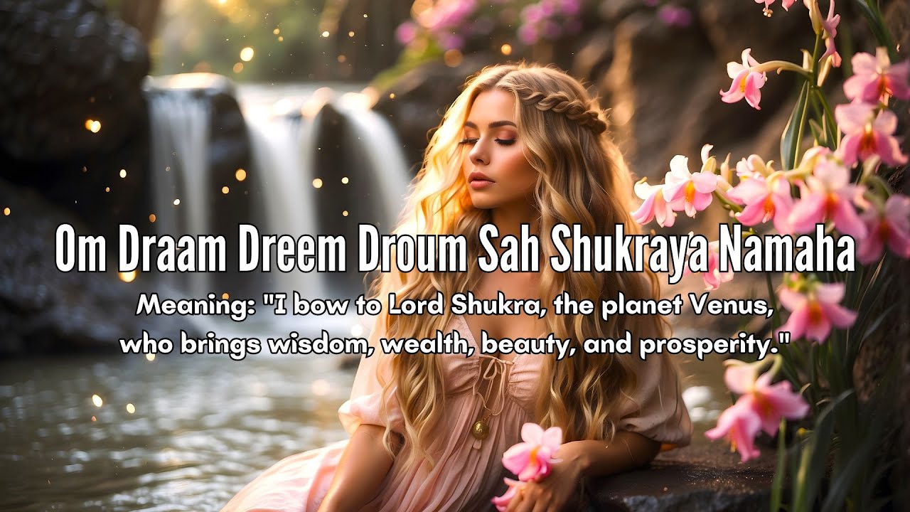 Venus Mantra for Beauty, Wealth, Health and Love - Om Draam Dreem Droum Sah Shukraya Namaha