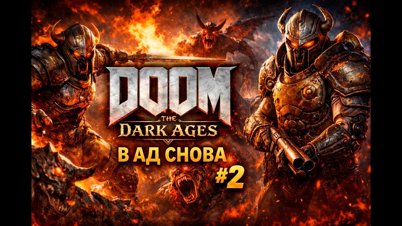 DOOM The Dark Ages #2 — в ад снова | теперь с веб-камерой)