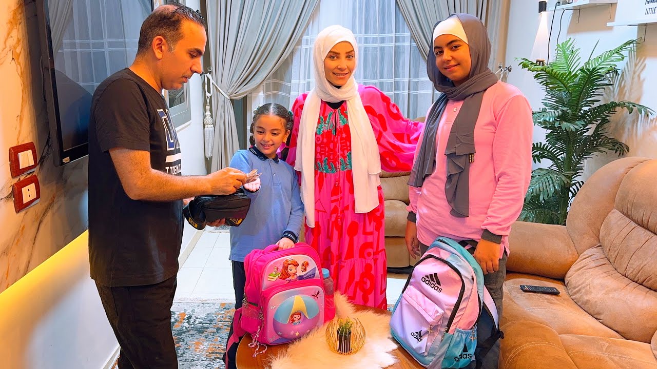 روتين اول يوم دراسة 📚 وعملنا سمك وجمبري 🍤