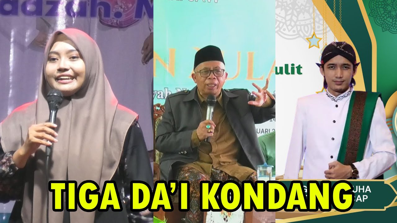 Live Ulang Pengajian Tiga Ustadz & Ustadzah Kondang