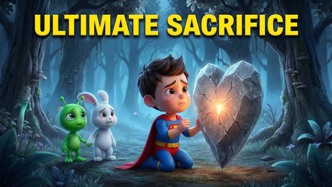 Super Kid Saves the Glowing Forest! Emotional 3D Cartoon for Kids