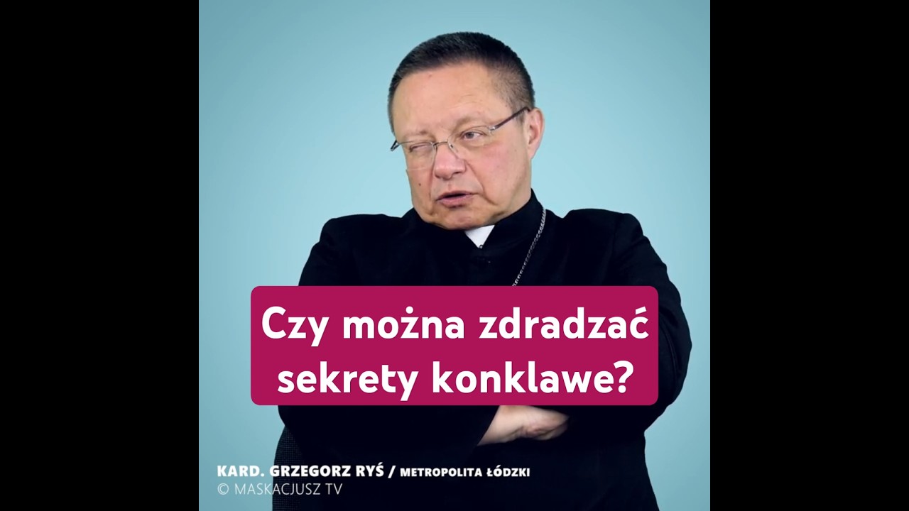 Czy można zdradzać sekrety konklawe? | kard. Grzegorz Ryś