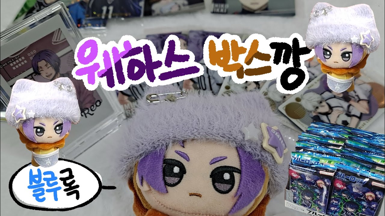 거지의 큰소비 웨하스박스깡📦 레오레어레오레어😵‍💫 [블루록 | 웨하스 박스깡 | 굿즈깡 | 랜덤깡 | 오타쿠 브이로그 ]