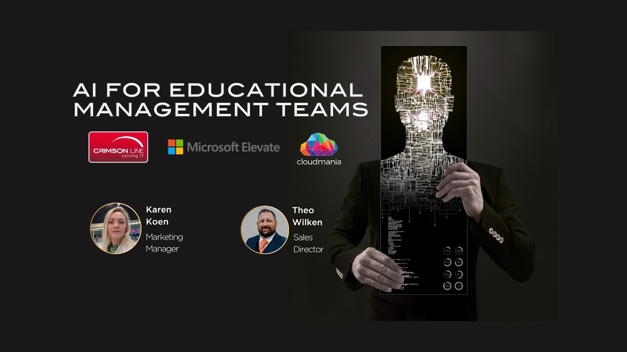 AI for Educational Management Teams Webinar by Crimson Line: Live demo on productivity enhancements