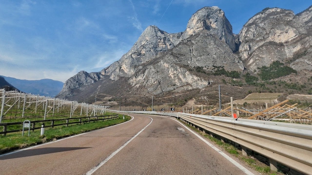 VAL DI NON scenic drive | MEZZOLOMBARDO to CLES | Italy