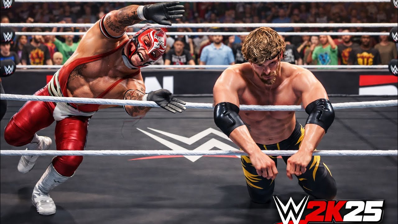 Logan Paul vs Rey Mysterio – RAW | WWE 2K25