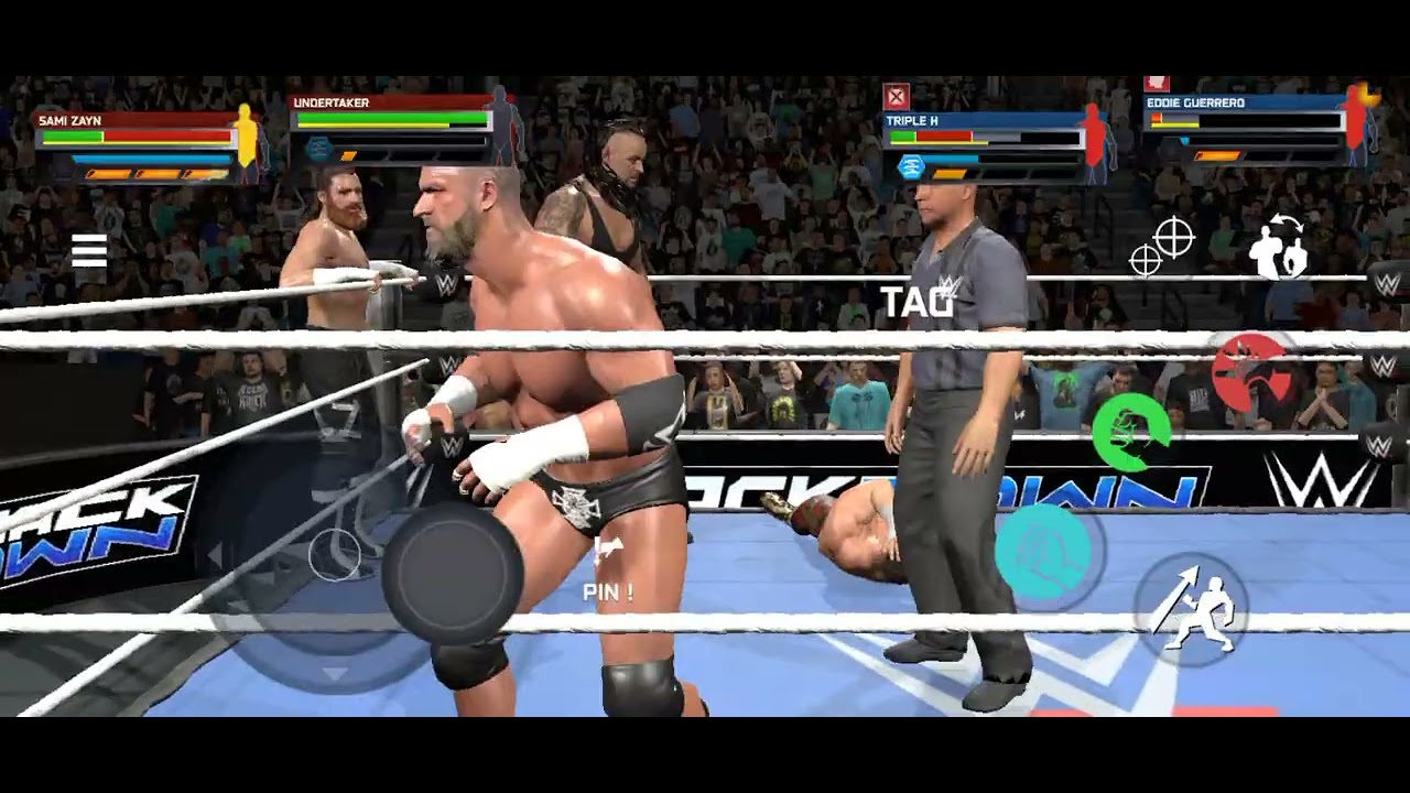 Undertaker Vs Triple H Vs Samey jain vs Eddie Guerrero Tag Team Match 