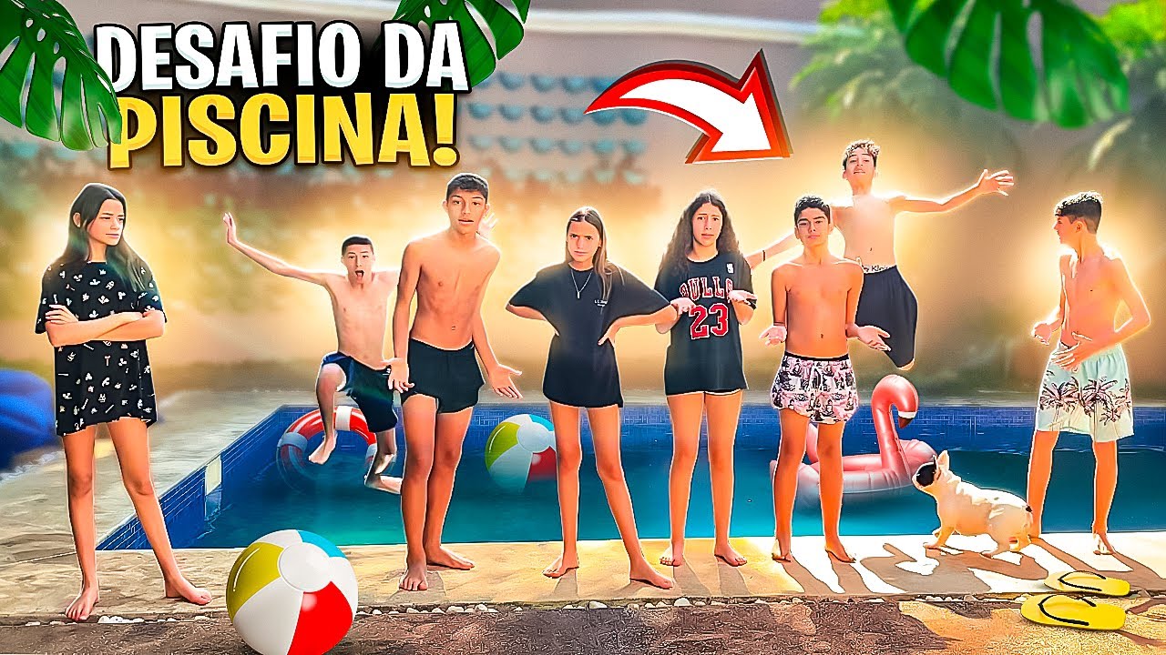 DESAFIO DA PISCINA COM A MAIA MANS&Atilde;O - Victor Lisboa