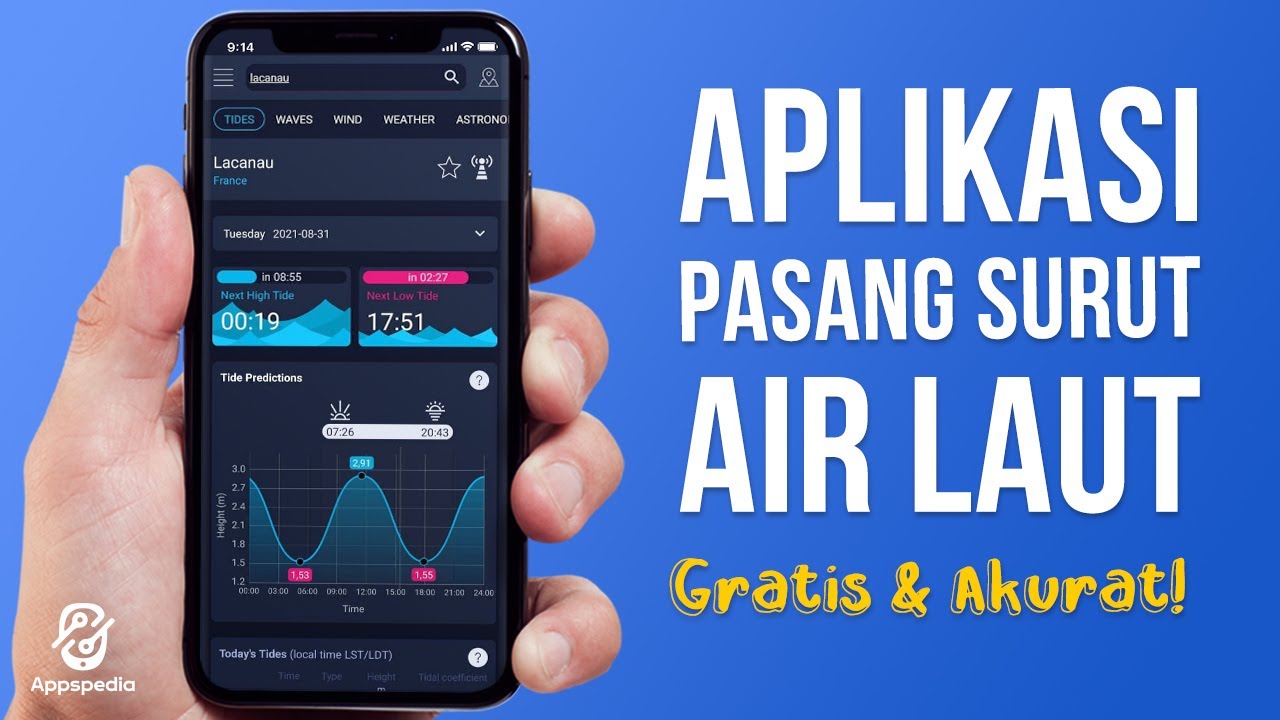 8 Aplikasi Pasang Surut Air Laut