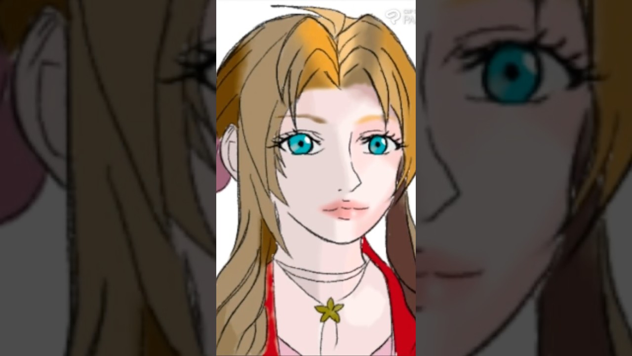 #FINALFANTASYⅦ #エアリス#描いてみた🎀 #イラスト #ファイナルファンタジー #ff7 #aerith #finalfantasy #gaming #drawing #art