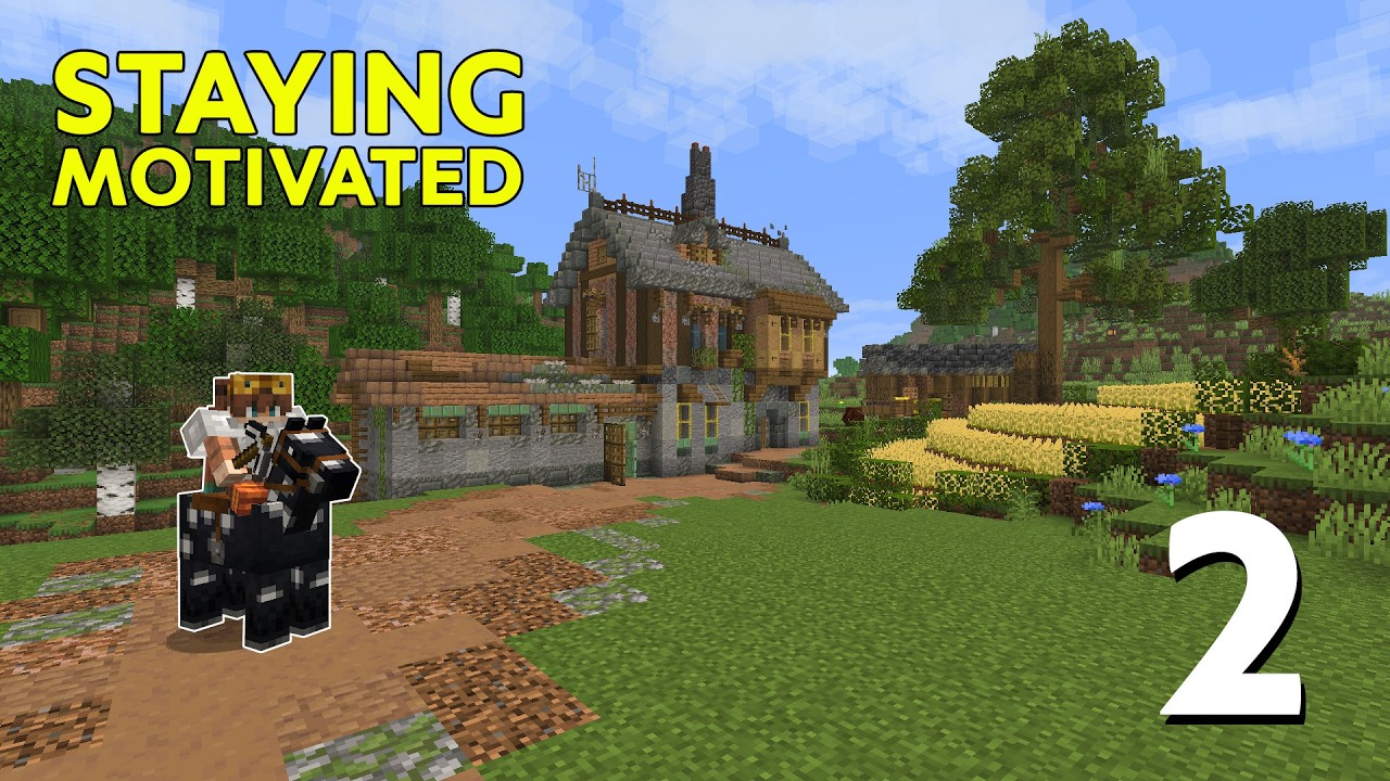 How I Stay MOTIVATED in my Minecraft Forever World