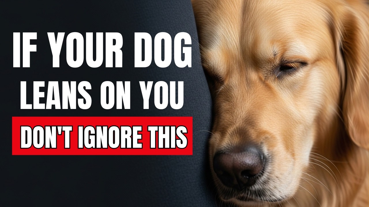 If Your Dog Leans Their Body Against You, Don't Ignore It — This Is Why