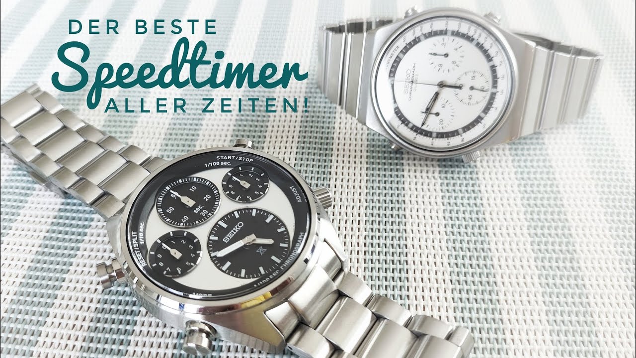 SEIKO PROSPEX SPEEDTIMER SOLAR Chronograph SFJ001J1 Review deutsch