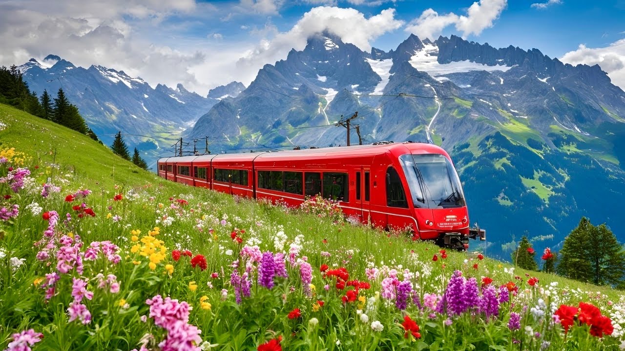 Небесная Швейцария _ Великолепная жемчужина в швейцарских Альпах🇨🇭Schynige Platte Mountain View