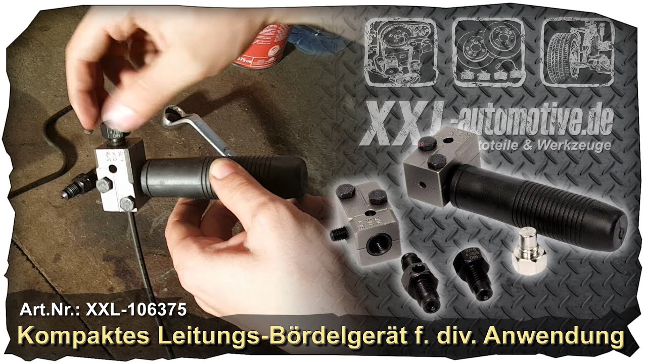 Kompaktes Leitungs-Bördelgerät für Anwendung am Fahrzeug +++ How to +++ Werkzeuganleitung +++ DIY