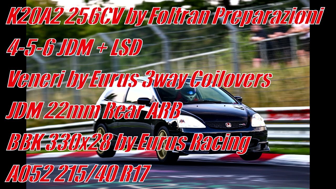 8:15.87 - Nordschleife BTG - Honda Civic Type R Ep3 BEST LAP (onboard)