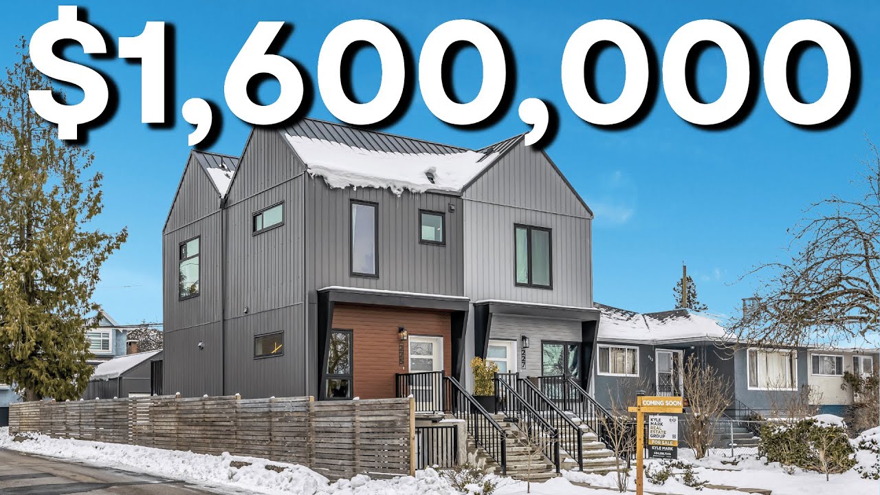 TOURING This $1.6M CUSTOM Duplex With $2100/Month Mortgage Helper