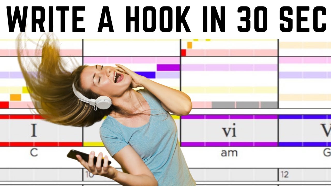 How to WRITE A HOOK IN 30 SECONDS Hooktheory, Hookpad | How To Write Catchy Melodies