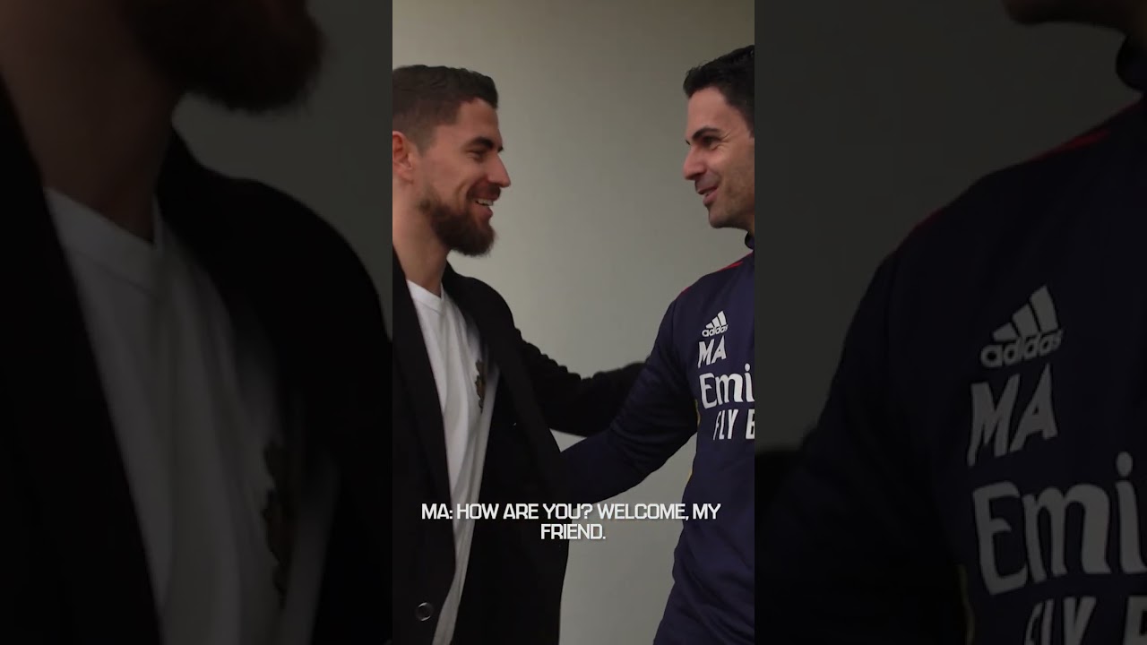 Jorginho meets Mikel Arteta! #shorts