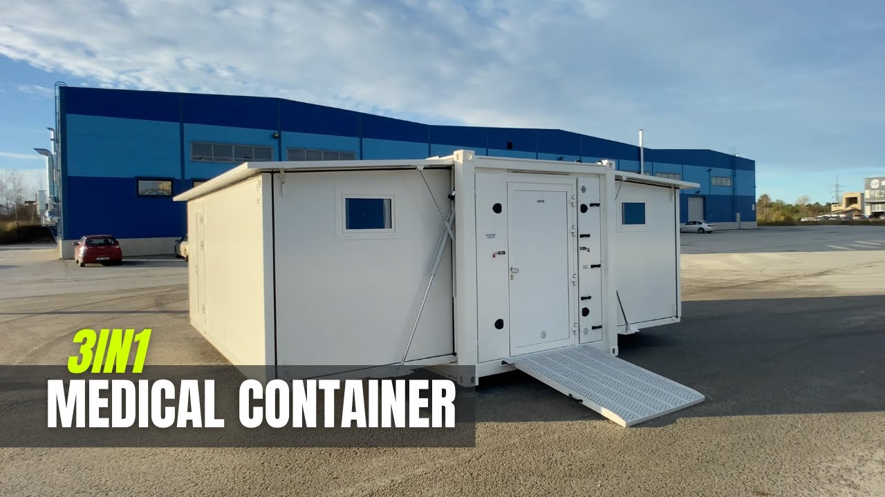 3-IN-1 Medical expandable foldout Container shelter
