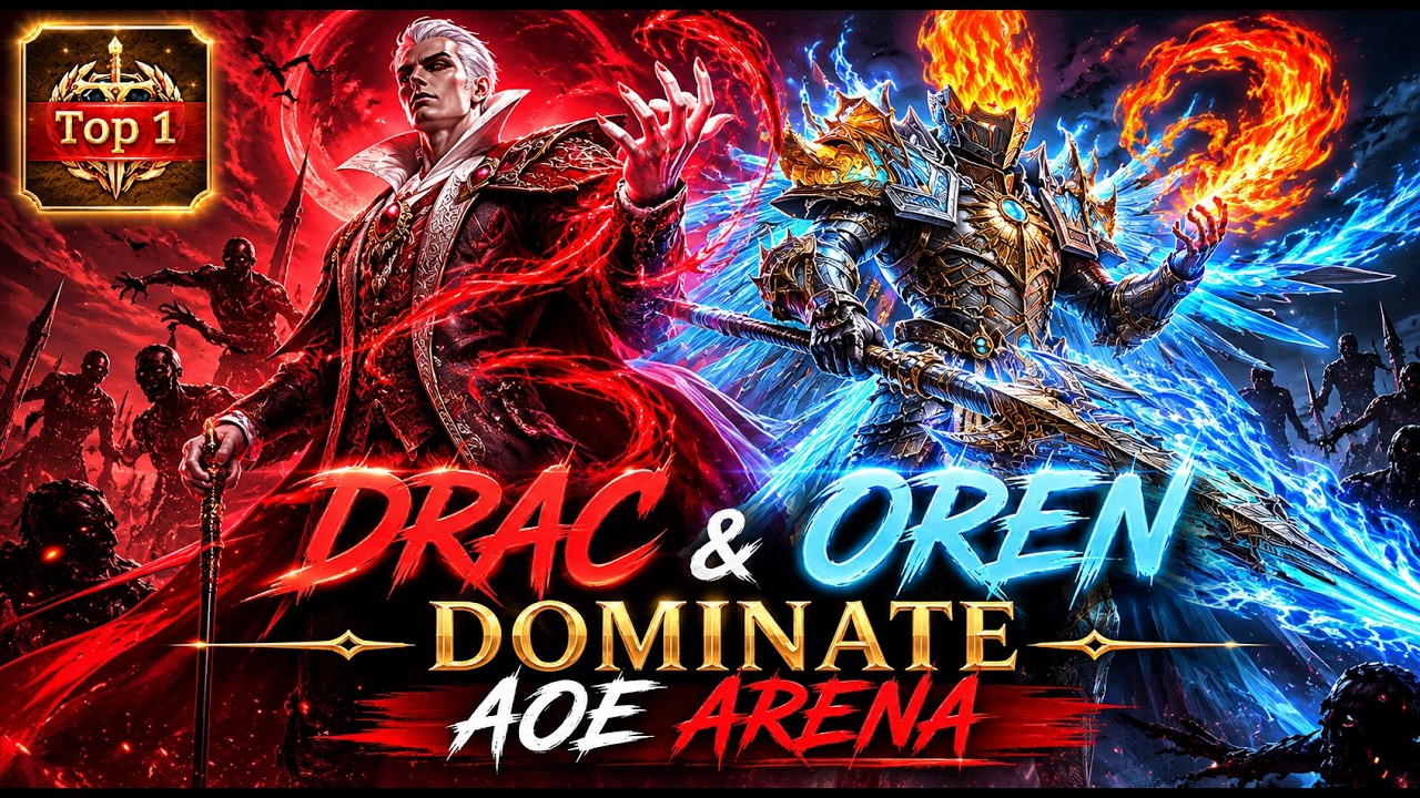 This AoE Meta Team IS BROKEN!! | Oren & Dracula are INSANE TOGHETHER |Full Guide | Watcher of Realms