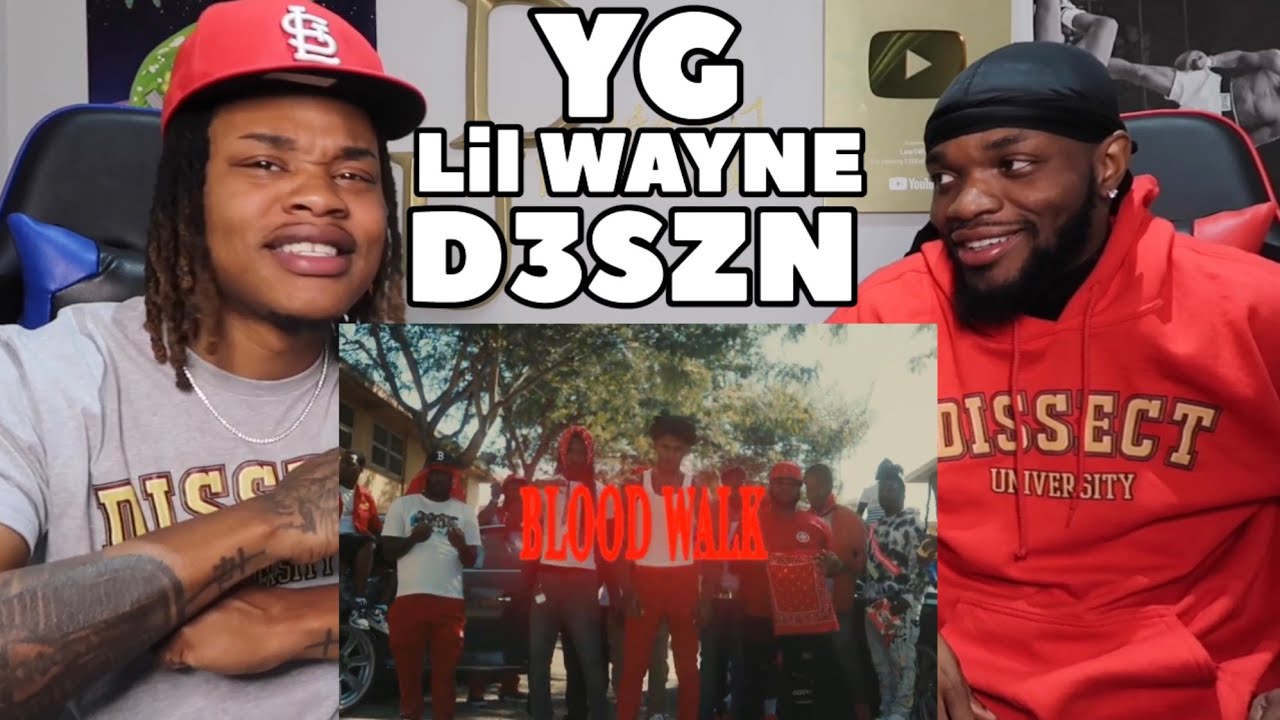 УЭЙН В РАСКАЛЕ!! | YG - Blood Walk при участии Lil Wayne и D3szn (официальное видео)