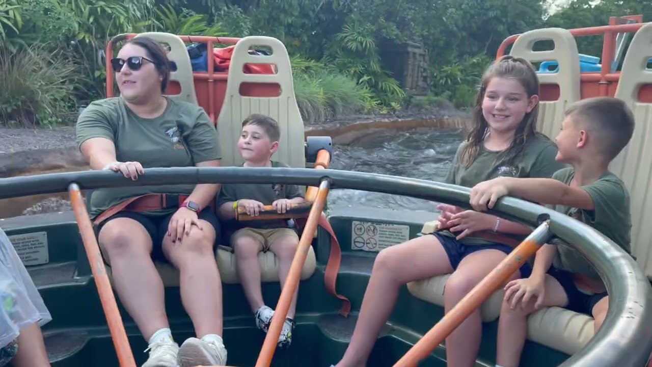 Kali River Rapids: You will not believe how wet we got. The biggest hill soaked us.