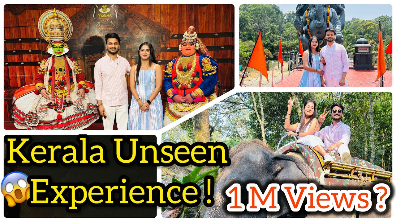 Kerala Thekkady Travel Vlog | Elephant Ride, Resort Stay & Cultural Show 🔥#couplevlog #thekkady  