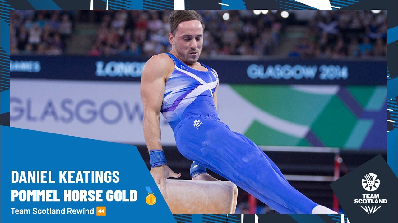 Daniel Keatings wins pommel horse gold - Glasgow 2014