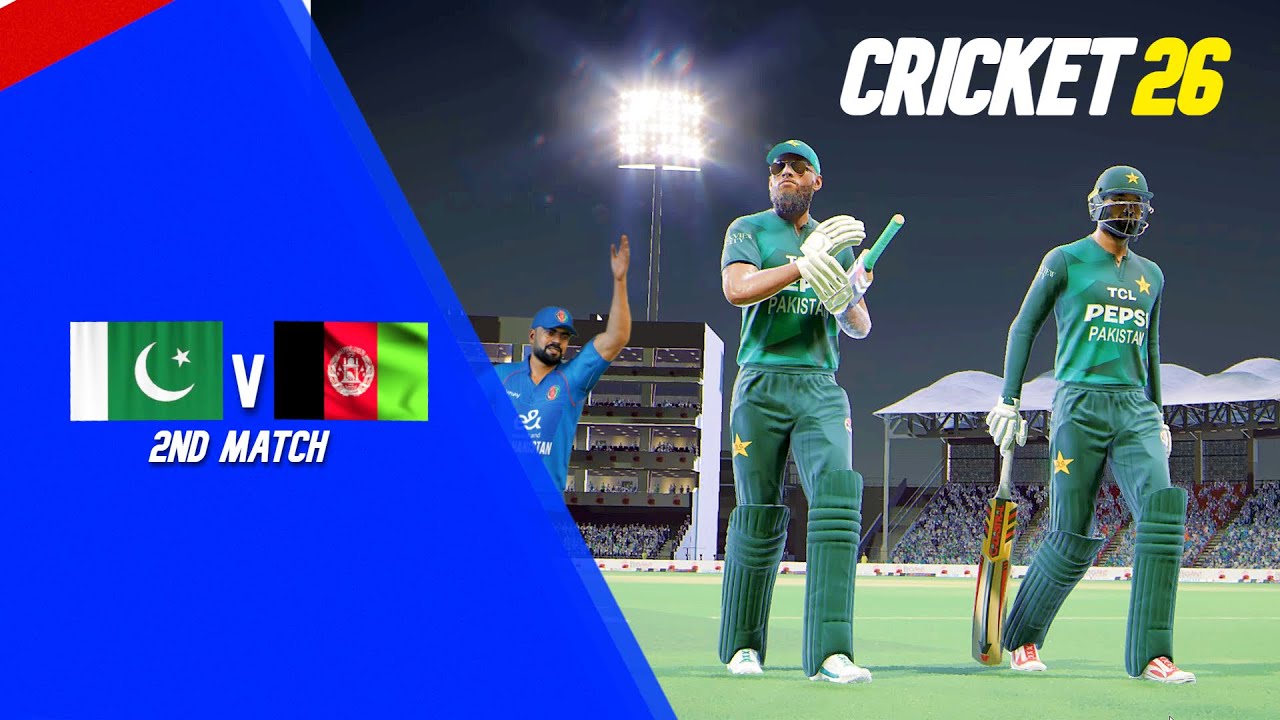 ASHRAF BHAI THE ALL ROUNDER! | PAK VS AFG - 2ND MATCH | CRICKET 26 GAMEPLAY