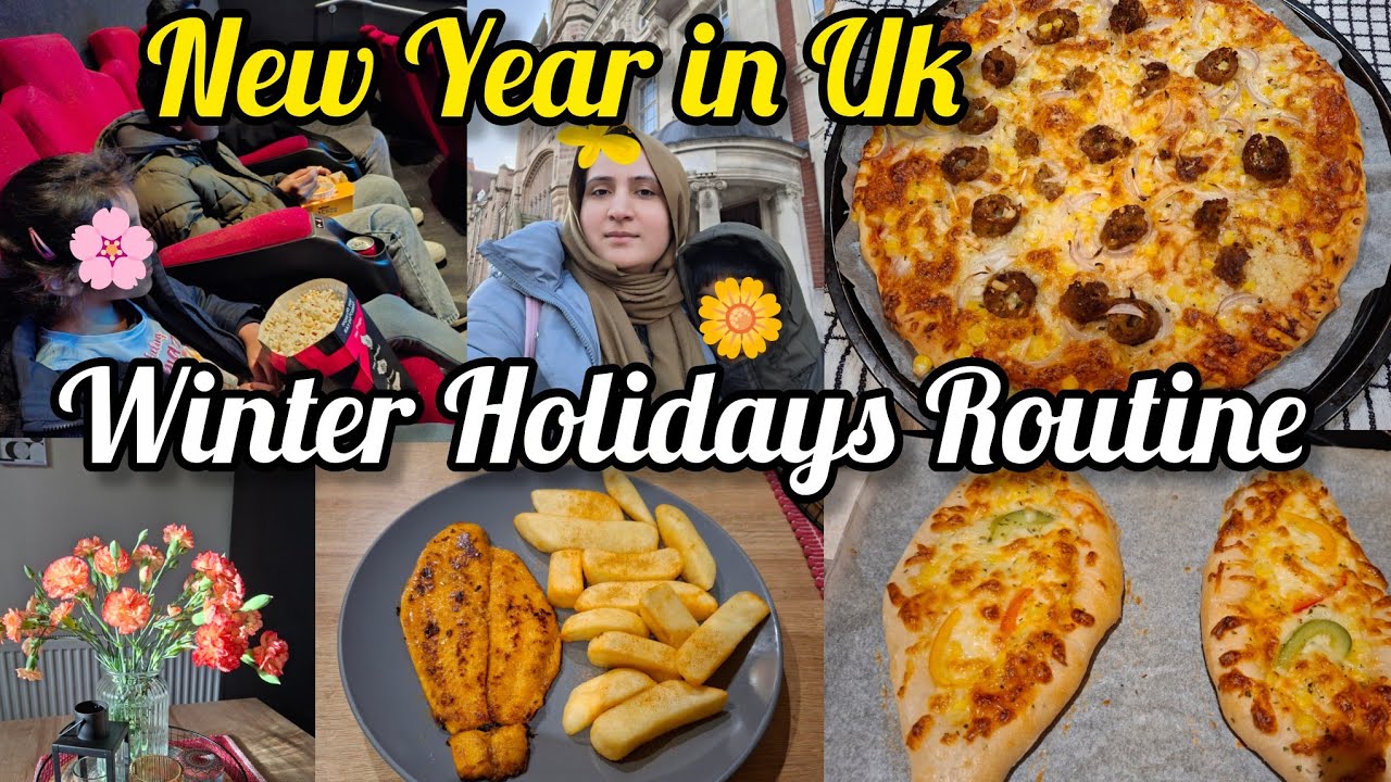 Winter Holidays Routine||Day to Night Winter Routine with kids||Grocery Haul Uk||Cozy Days at home 
