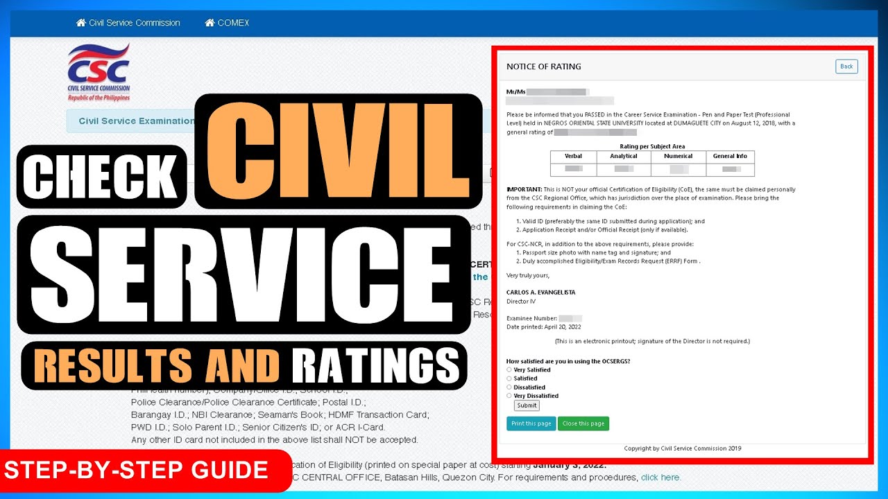 HOW TO CHECK CIVIL SERVICE RESULT | STEP-BY-STEP GUIDE