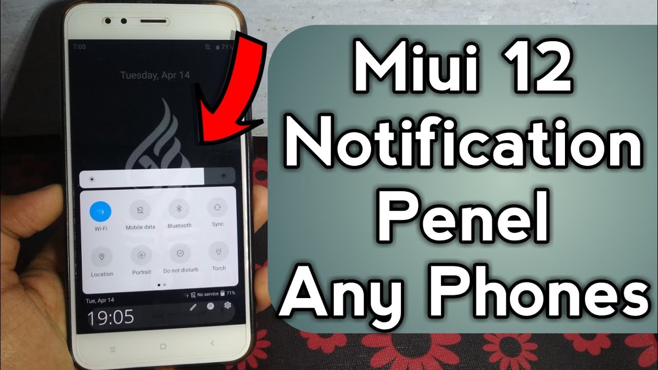 Miui 12 Bottom Notification Panel Install || New Miui Status Bar || Miui 12 New Features 2020