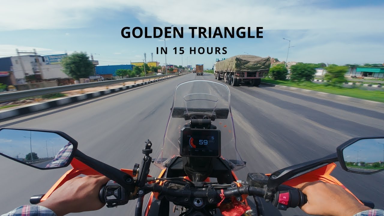 I Rode KTM390 Adventure X Through India's GOLDEN TRIANGLE in Just One Day!