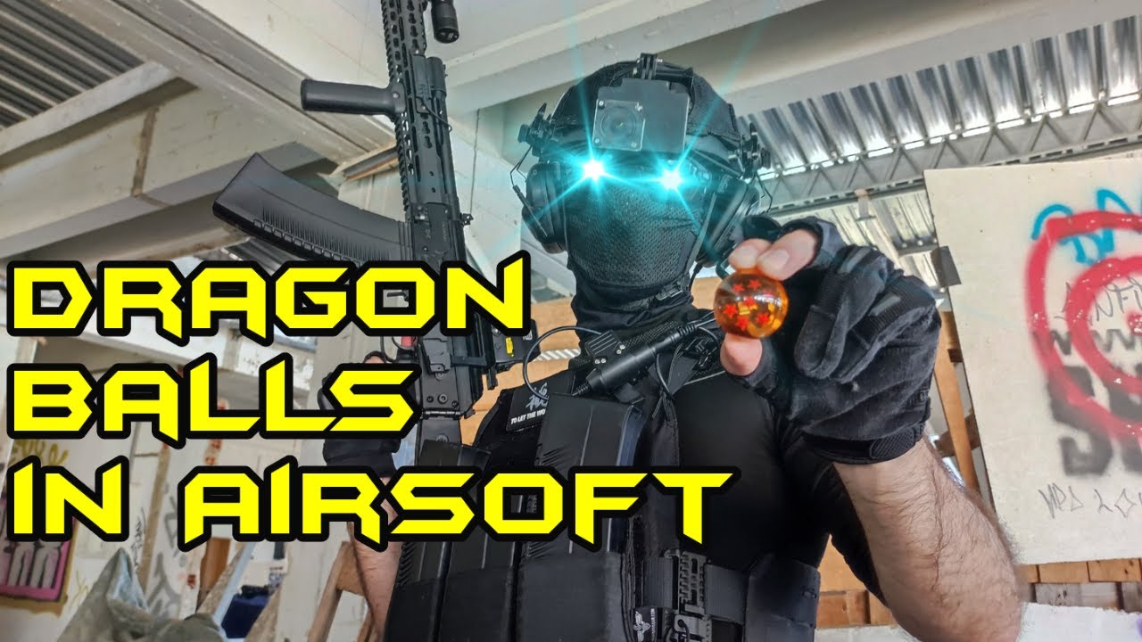 Dragon Ball Airsoft Game Mode | GBBR MP5 & Saiga Gameplay