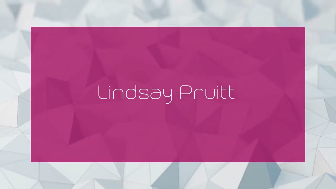 Lindsay Pruitt - appearance
