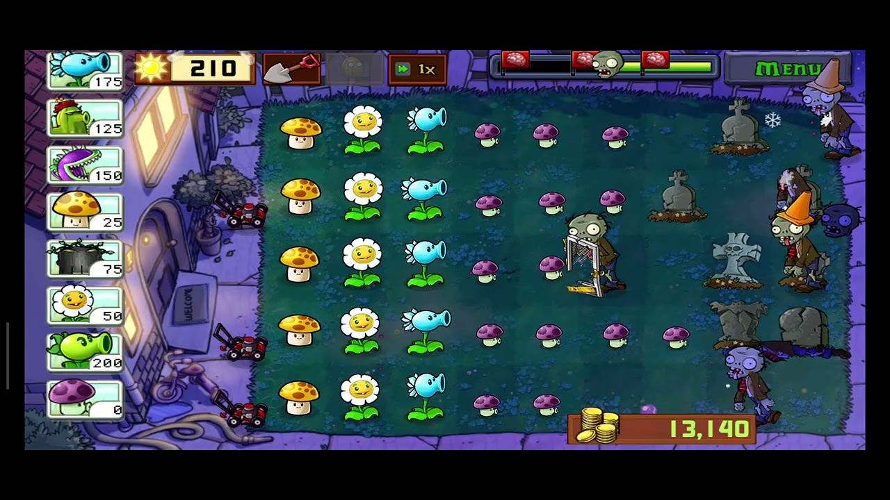 Plants vs Zombize #gameplay #gaming 